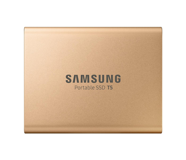 SAMSUNG T5 1000GB USB 3.1 Gen. 2 Portable 540 MB/s Gold MU-PA1T0G/EU - 490285 - zdjęcie